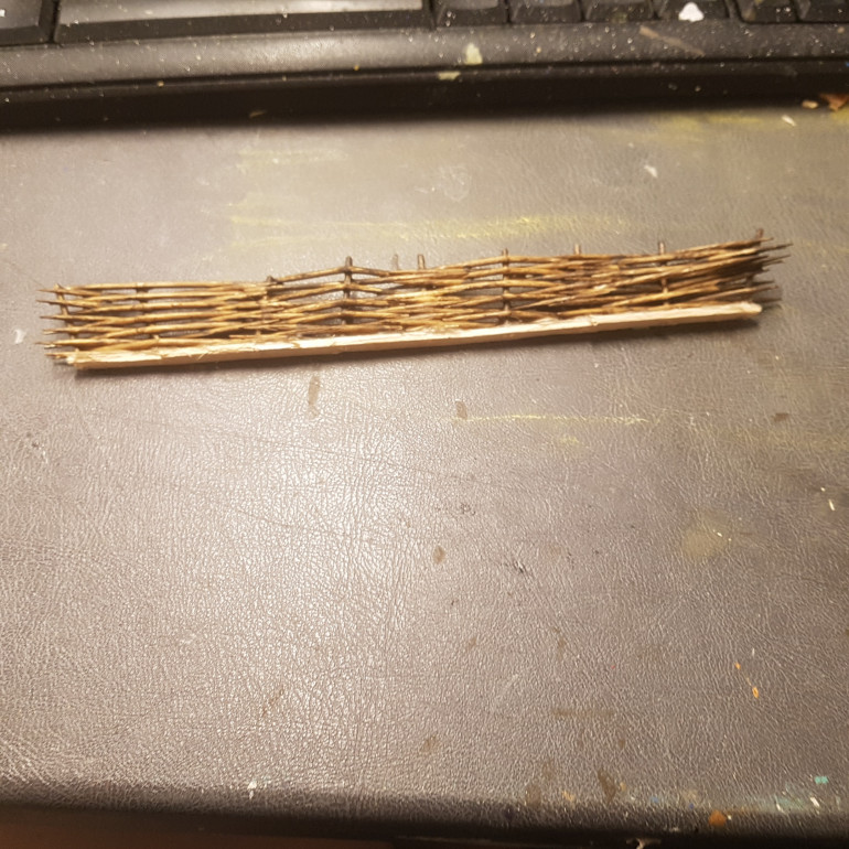 The Wicker Fence was Cut to a Very Slim Base