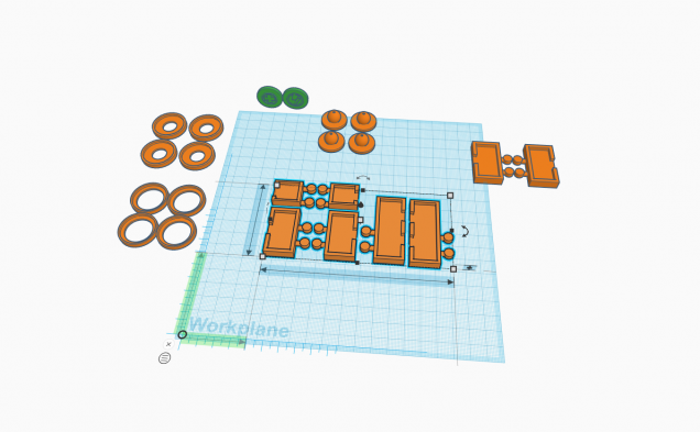 TinkerCAD  is a free software that come with Google Chrome. I made these game components very quickly using basic shape provide in TinkerCAD. 