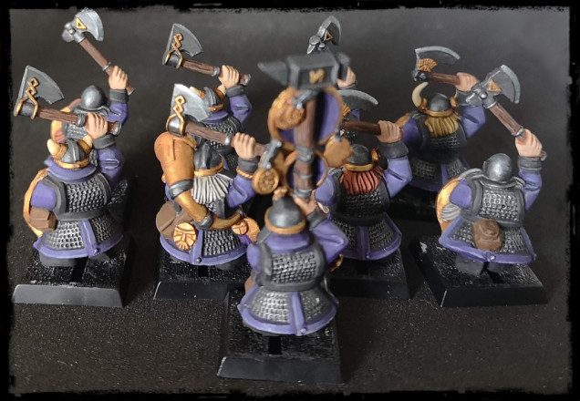 Nine axemen all finished