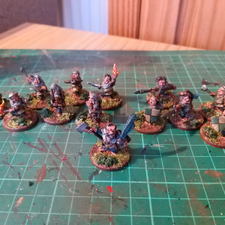 First batch painted