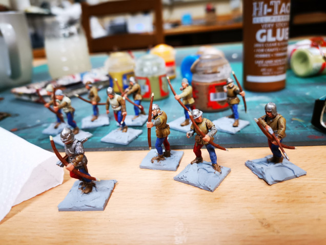 some more work on the archers