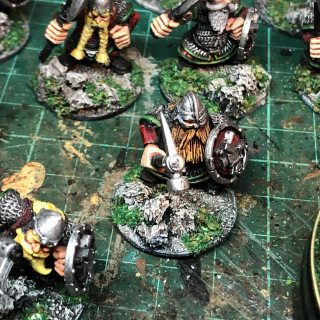 Painting and flocking the bases