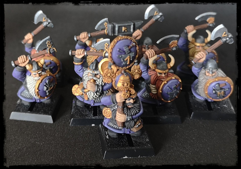 Nine axemen all finished