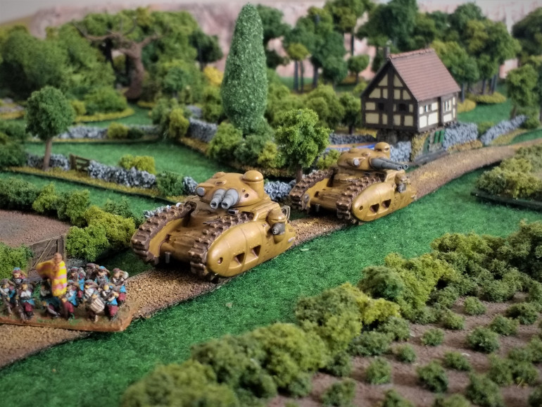 Heavy tanks rolling in!