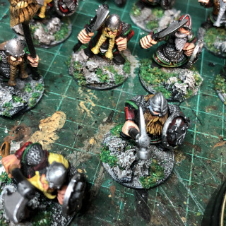 Painting and flocking the bases