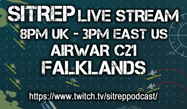 Sitrep Twitch Live Steam, 8PM UK Time