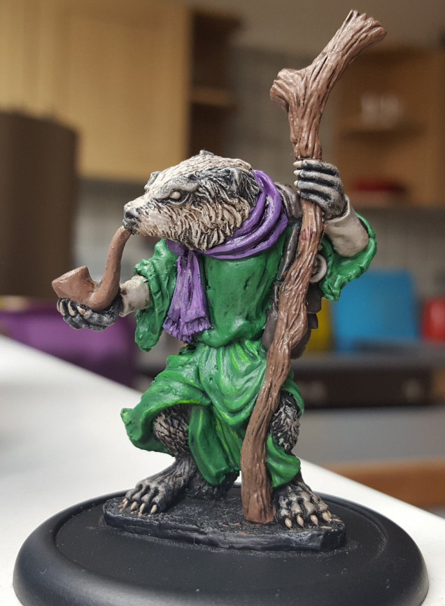 Mostly Finished Badger Mage