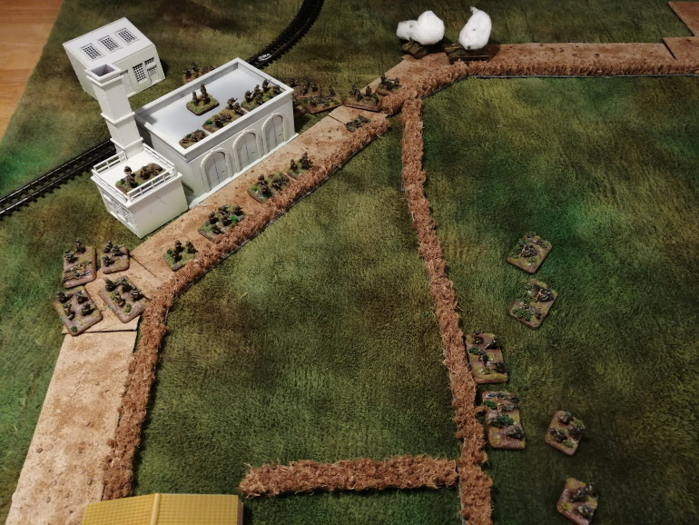 The Maoris surrender, completely surrounded and cut off