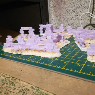 Modular (ish) foam brick ruins