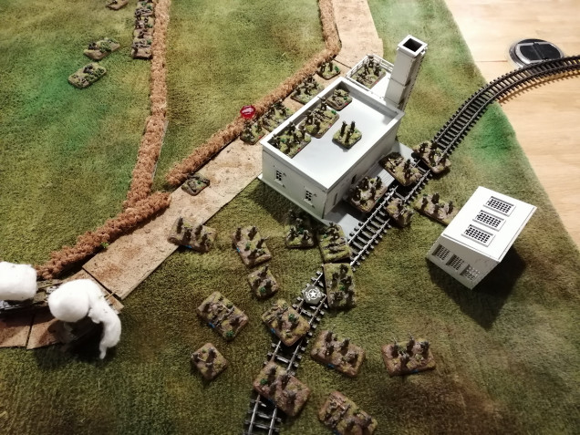 The Germans surround the Station, cutting off all hope of retreat