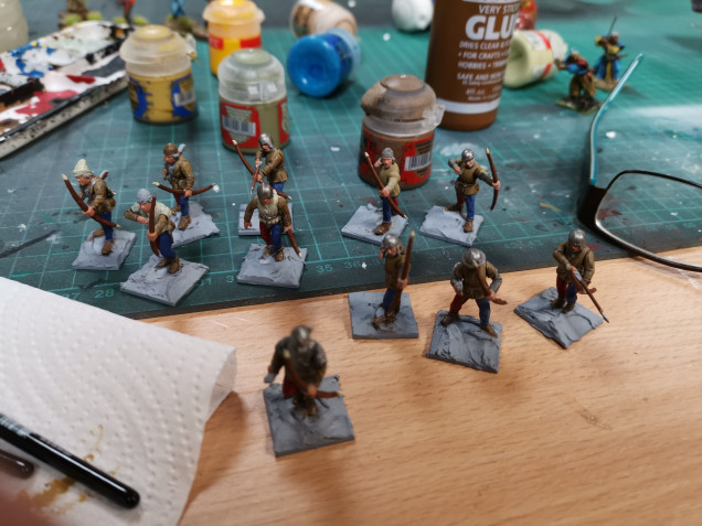 some more work on the archers