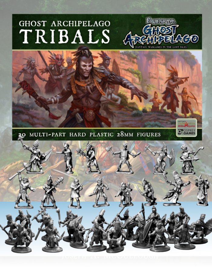  Frostgrave Ghost Archipelago Tribals : Toys & Games