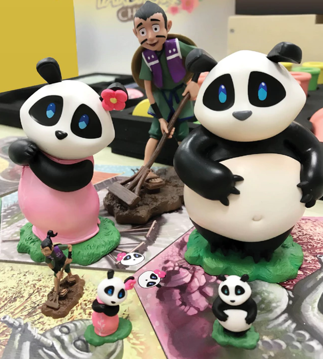 Takenoko Chibis Board Game Expansion - Adorable Panda Strategy
