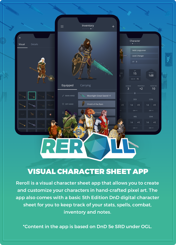 Character Sheet Online Application - A new way to play! by Character Sheet  Online — Kickstarter