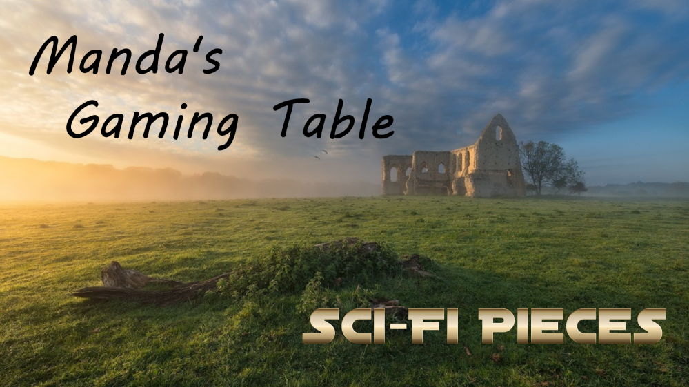 Manda’s (Amachan) Gaming Table, Sci-Fi Scatter Pieces