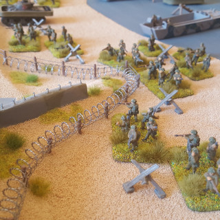 The Allies Move Up The Beach