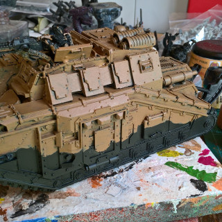 3rd Armoured Division Savlar Chem-Dogs – Tank A- Solar Auxilia Dracosan Armoured Transport – Painting Part 1