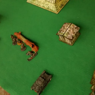 Test Game Table - Russians against Germans