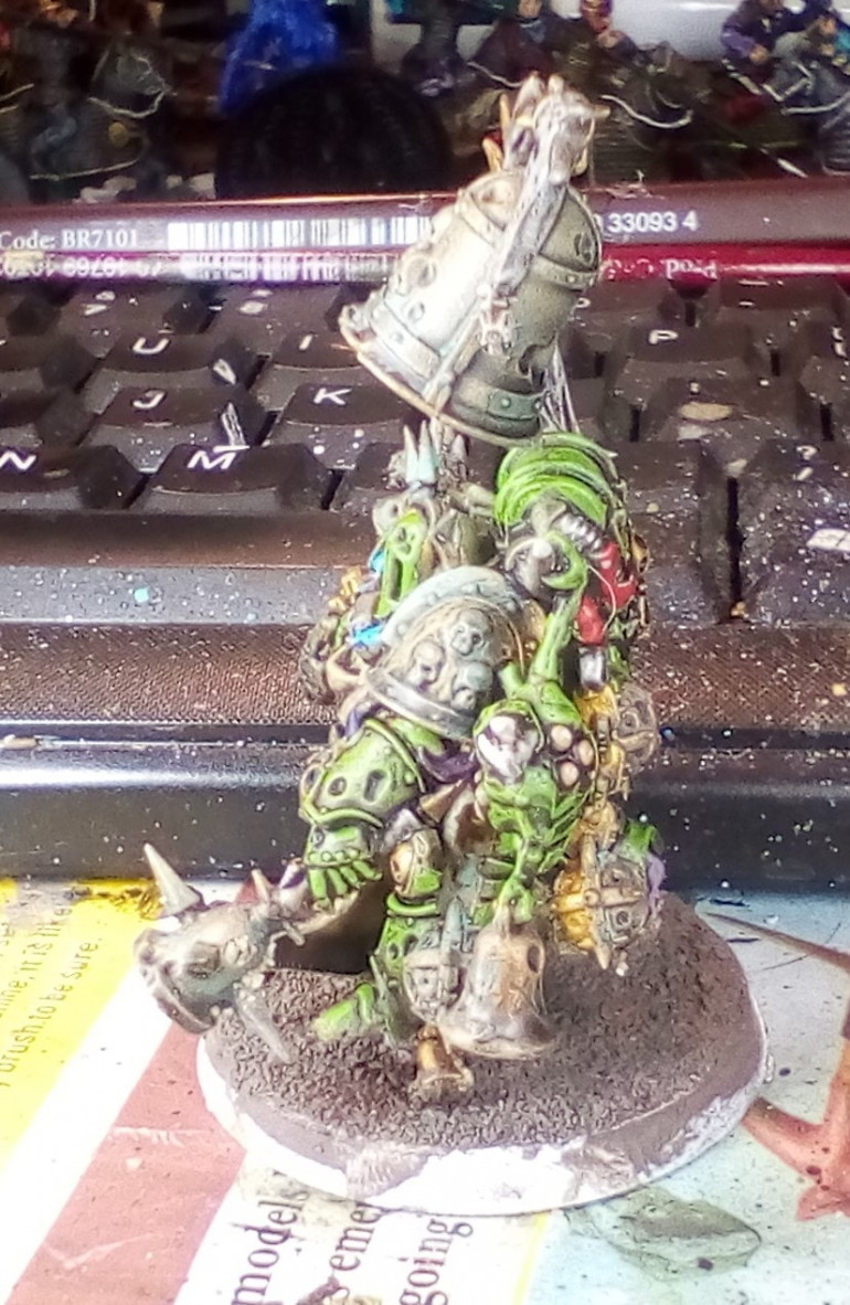 It was Demetros who first summoned a Daemon of Nurgle in a Ritual where he sacrificed the captured Librarians of his old Chapter.