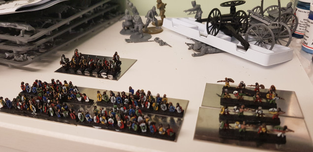 Some skirmishers and cavalry added  