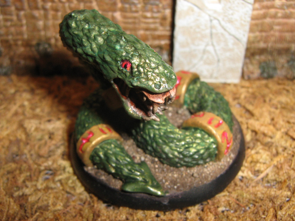 Galladoria Game's Scytale (giant snake) with Instar paints