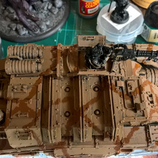 3rd Armoured Division Savlar Chem-Dogs – Tank A- Solar Auxilia Dracosan Armoured Transport – Painting