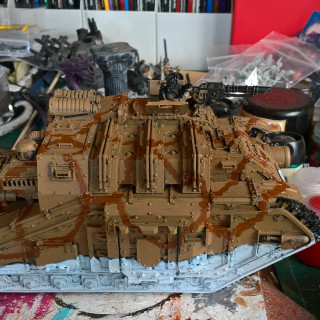 3rd Armoured Division Savlar Chem-Dogs – Tank A- Solar Auxilia Dracosan Armoured Transport – Painting