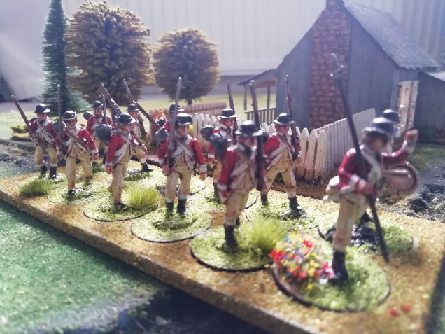 1st Connecticut Regiment on the march