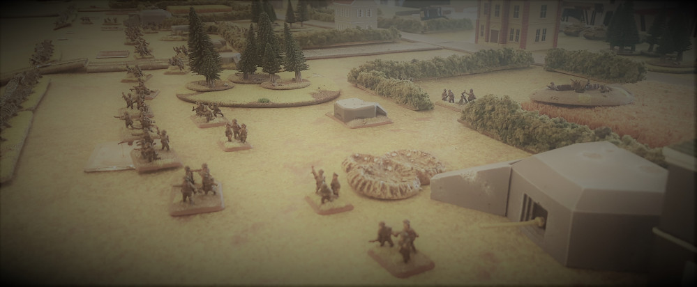 Germans Move Into Position