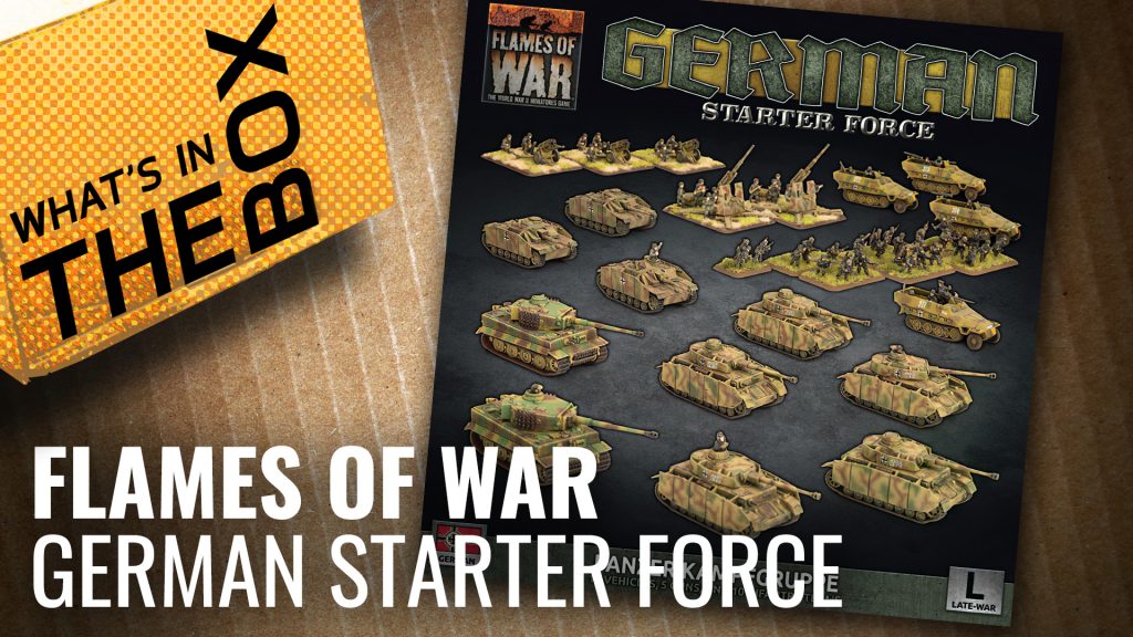 Flames of War Unboxing: German Starter Force