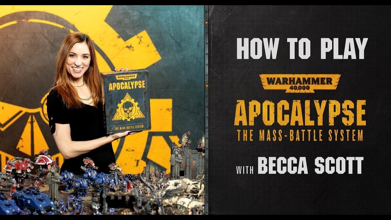 Becca Scott Teaches Us How To Play Warhammer 40,000 Apocalypse