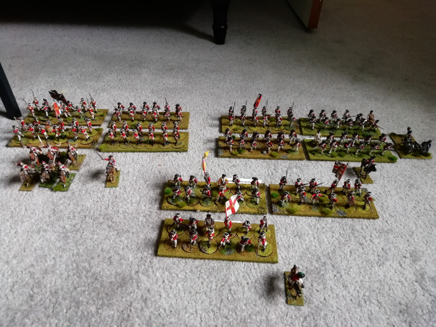 Redcoats. Going to need some foot Dragoons and another unit.