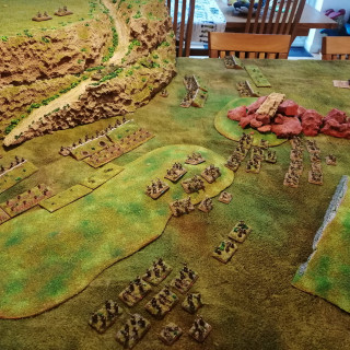 3rd Battle of Monte Cassino - Point 593 (again) Turns 1-3