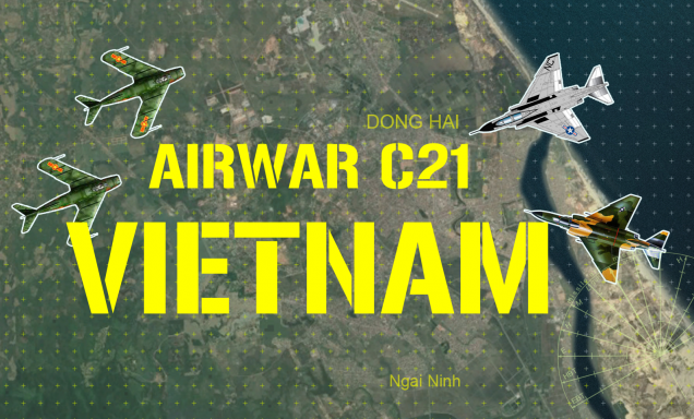 The scenario will be a simple fighter sweep / interception just north of the DMZ, near Dong Hai, North Vietnam, set near the end of 1968.  Two US Navy F-4J Phantoms (Squadron VF-51, based off the Essex class carrier USS Oriskany) will penetrate North Vietnamese airspace, where they will be intercepted by four MiG-17 “Fresco” (and/or Chinese Shenyang J-5 knockoffs) fighters of Fighter Regiment 921, the first and premiere jet-powered formation of the VPAF (Vietnamese People’s Air Force) at this time.