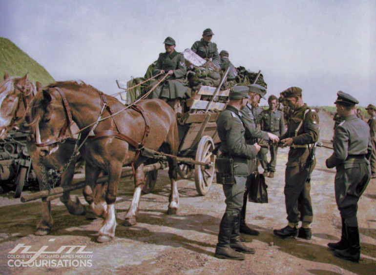 Horse Power was the main mode of Transportation for most of the German Army for most of the war.