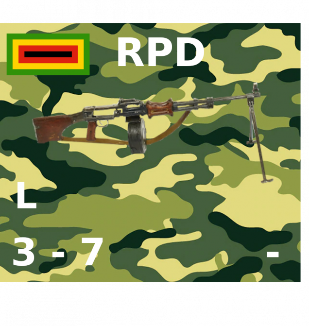 An RPD (or RPK I always get them confused) that can be Carried by a Squad