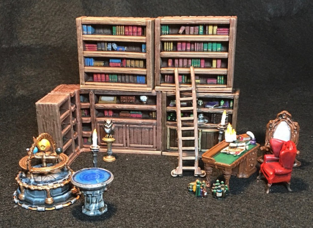 This actually the Wizard's Study and the Library sets as they look so good together