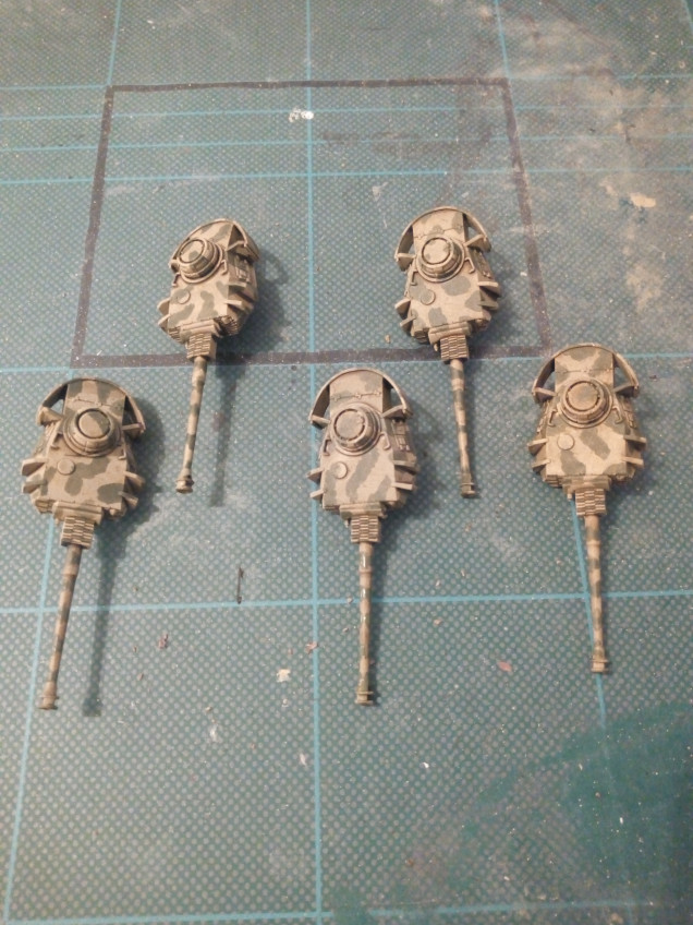 Some Panzer turret work while stuff dries :)