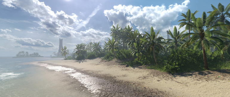 Scariff from Rogue one is a nice tropical paradise with beaches. I either get a game map or have a go at building a board. I went with the board option.
