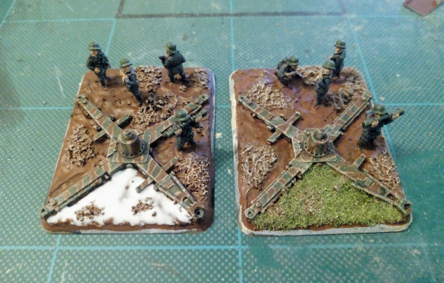 First quarter using PVA and Army Painter grass green