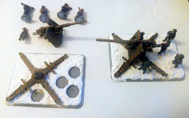 A bit of basing for the artillery