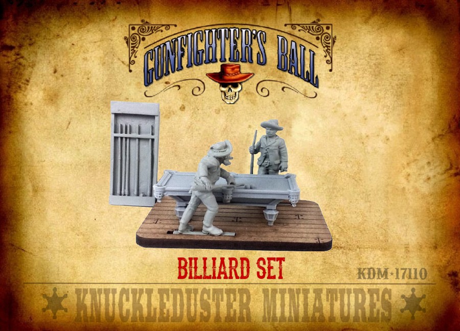 Billiard Set - Knuckleduster Miniatures