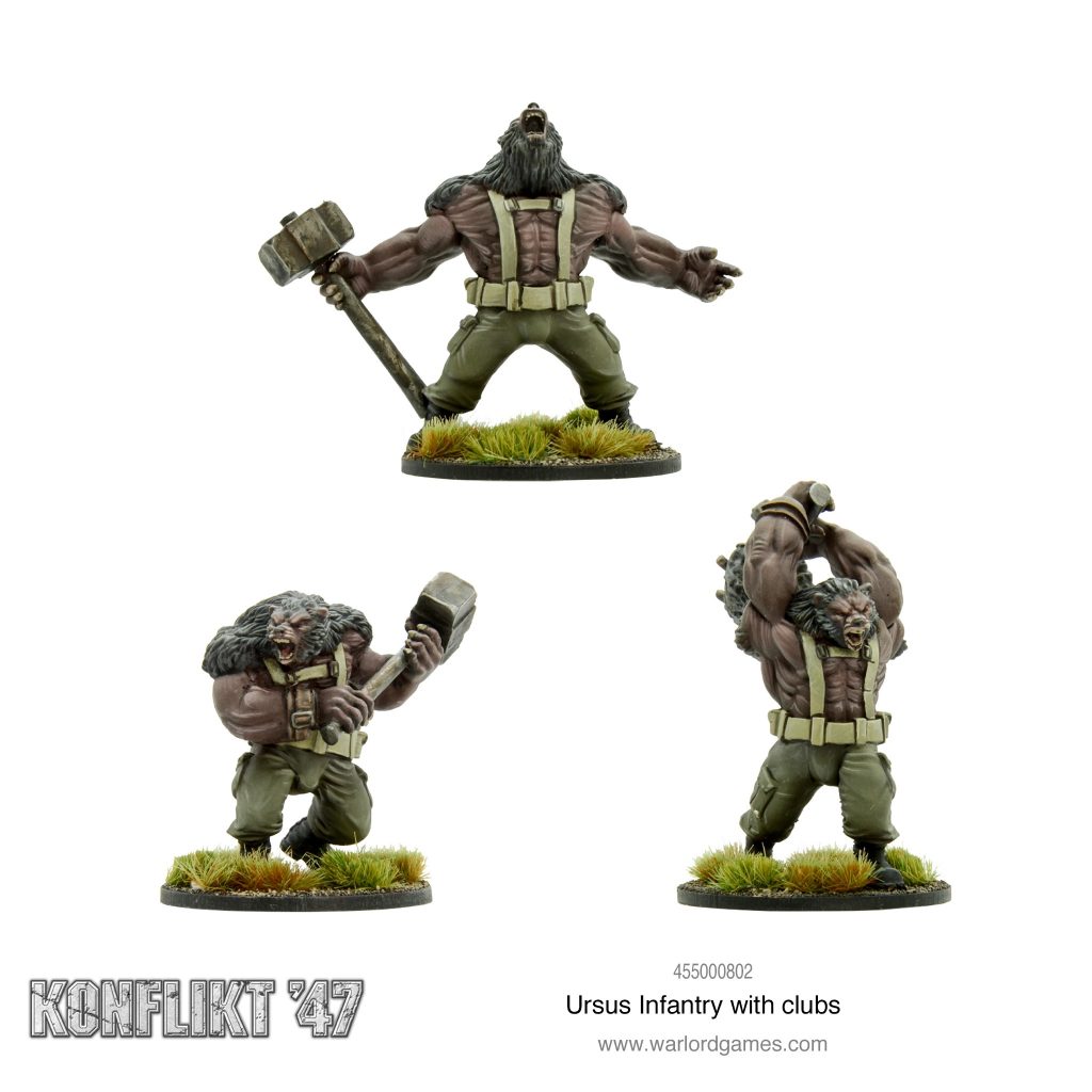 Ursus Infantry With Clubs #1 - Warlord Games