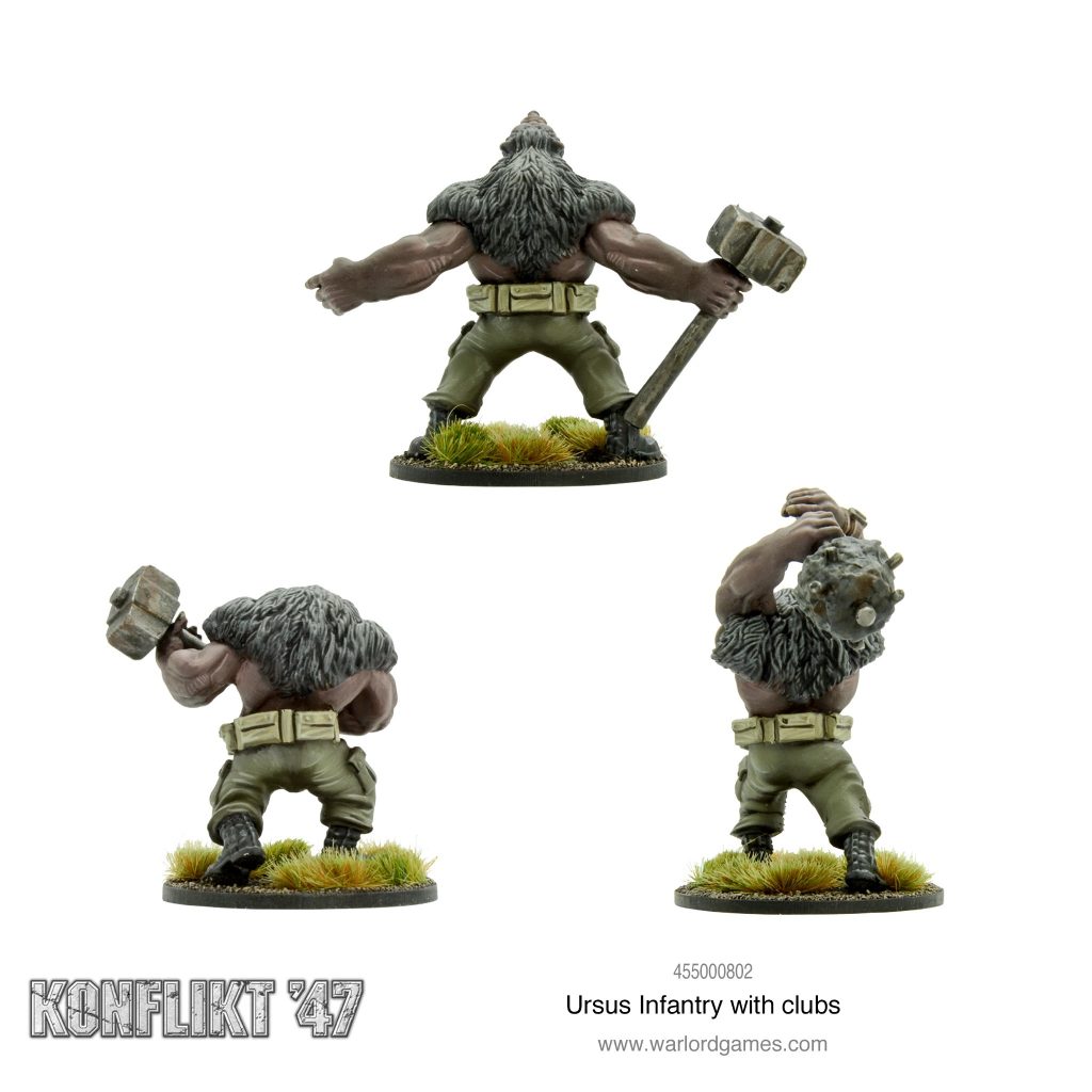 Ursus Infantry With Clubs #2 - Warlord Games