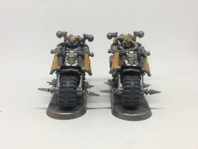 Entry 3: Two basecoated Bikers