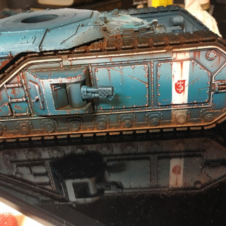 One side weathering complete!