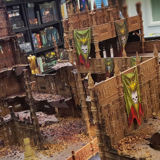 Get a Look at the Finished Warhammer 40K Apocalypses Gaming Table - PART 1