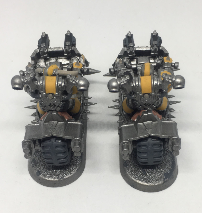 Entry 3: Two basecoated Bikers