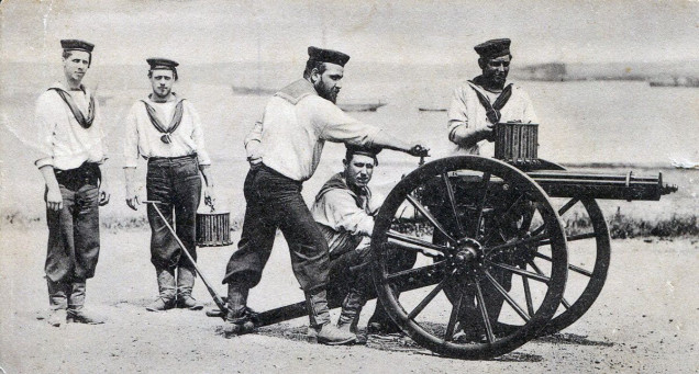 Naval Brigade Gatling Gun Crew