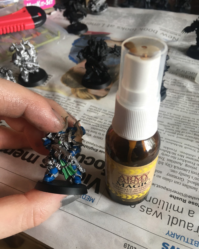 Army painter magic activator helps if you still have difficulty.